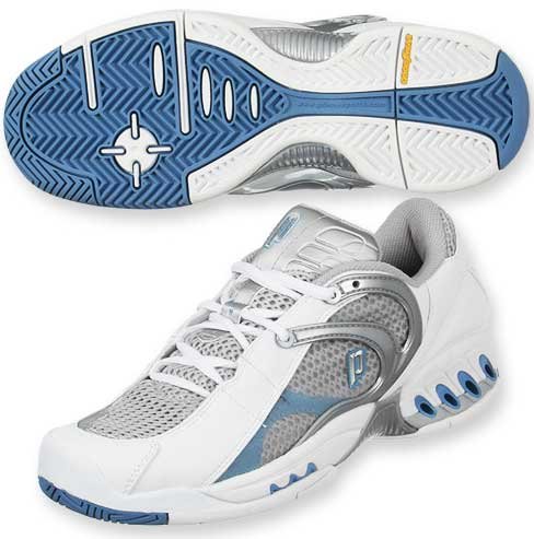 Buy Prince MV4 Tennis Shoes (Womens) White/Blue/Silver