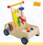 Carpenter Pixie Walker Wagon with tools and adjustable break