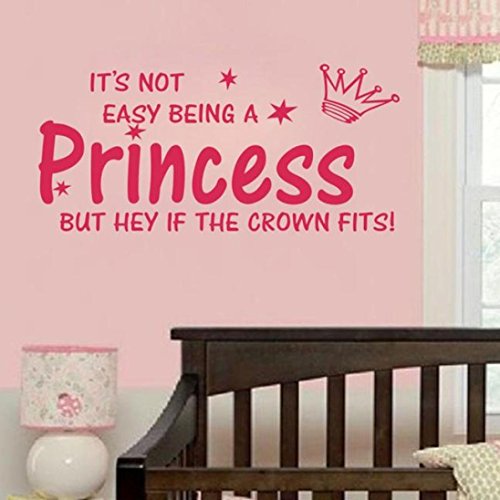 Hatop Art Decal Mural Home Room Decor Wall Sticker Art Mural Home Décor Quote Baby Nursery (Pink)