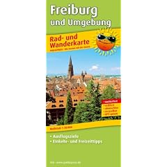 Rad- und Wanderkarte Freiburg und Umgebung: Mit Ausflugszielen, Einkehr- & Freizeittipps, wetterfest, reissfest, abwischbar, GPS-genau. 1:50000