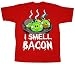 Angry Birds I Smell Bacon Mens Short Sleeve Shirt (Large, Red)