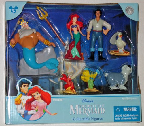 Childrens Toyshop  Toys : Disney The Little Mermaid (Ariel) Poseable Figurine Figure Set