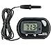 Zacro AH042 Submersible Aquarium Heater of 300W with Visible Temperature and Floating Thermometer with Suction Cup Black