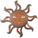 Sun Face Wall Decor - Patina 23"x23"x1.25