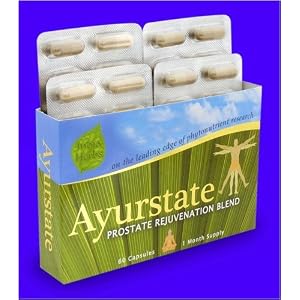 Ayurstate for Prostate Care & Benign Prostatic Hyperplasia (BPH) - 60 Capsules (1 Month Supply)