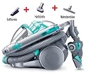Dyson DC 08 T Steel Blue Bodenstaubsauger mit Soft- & Hartbürste & Matratzendüse