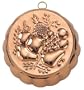 Old Dutch International 8-Inch Round Solid Copper Fruit Mold, 1-Quart