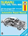 Subaru 1100, 1300, 1400 and 1600: 1971 to 1979 (Haynes Automotive Repair Manuals)