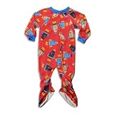 Cambridge Classics - Infant Boys Long Sleeve Footed Blanket Sleeper, Red (Size 18Months)