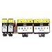 Compatible Ink Cartridge Replacement for Kodak 10 (2 Black, 2 Tri Color, 4-Pack)
