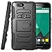 Nexus 6P Case, i-Blason **Dual Layer** [Kickstand] Google Nexus 6P Case (2015 Release) Prime Series Holster Cover with Kickstand and Locking Belt Swivel Clip (Black)