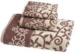 Pem America 6-Piece Jacquard Towel Set, Lilac