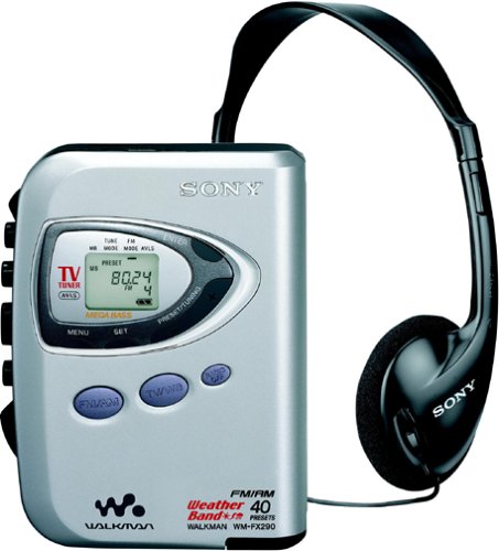 Childrens Toyshop  Third Party New : SONY WM-FX290 FM / AM / TV / Weather Band Stereo Cassette Player
