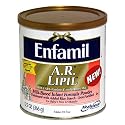 Enfamil A.R. Lipil Milk-Based Infant Formula Powder, Iron Fortified, 12.9-Ounce Canisters (Pack of 6)
