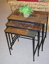 Slate-Top Nesting Tables