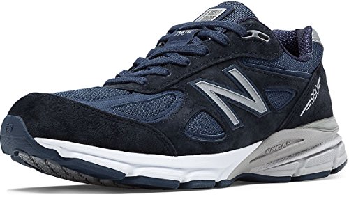 New Balance Men's M990NV4 Running Shoe, Navy, 8.5 4E US