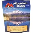Mountain House Hamburger Patties with Cheezy Mashed Potatoes Freeze Dried 2 Person Pouch - like MRE Food / Meal for Hiking, Camping, Fishing, Hunting and Outdoor Recreation
