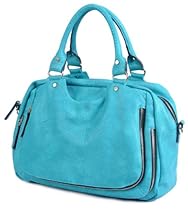 Hot Sale 20203 Miss Unique Deyce 'Alice' Stylish PU Close-Out High Quality Women/Girl Fashion Designer Work School Office Lady Student Handbag Shoulder Bag Purse Totes Satchel Clutches Hobos (Blue)