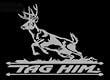 Tag Him Upstream Images Silver Vinyl Wildlife Car Truck Window Decal Sticker