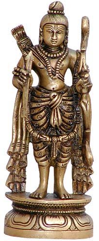 ShalinCraft Sculpture Gallery for Hindu God Rama Made in Brass 3