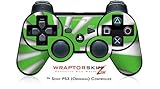 Sony PS3 Controller Skin Japanese Rising Sun Green