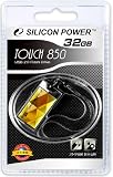 シリコンパワー USB2.0フラッシュメモリ TOUCH 850 32GB チタニウム スライド式 SP032GBUF2850V1Tの画像