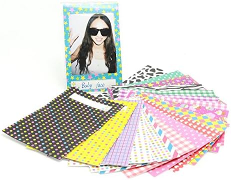 [Fujifilm Instax Mini Stickers] --60 Sheets Creative Colorful Film Decor Sticker Borders For Fuji Instax Mini Instant Film