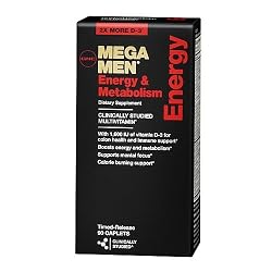 GNC MEGA MEN Energy & Metabolism 90 Caplets Multivitamin