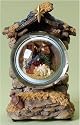 8" Musical Religious Nativity Scene Christmas Snow Globe Glitterdome