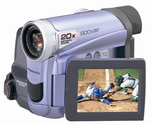 Remanufactured Panasonic PV-GS9 MiniDV Camcorder w/20x Optical Zoom