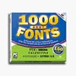1000 Best Fonts, Jewel Case Only