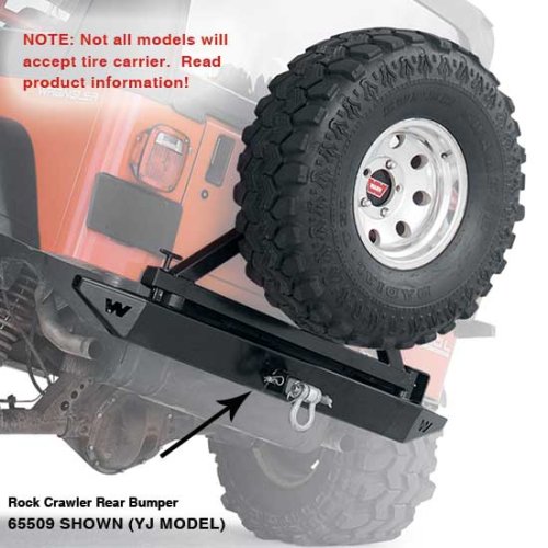 Warn 65509 Rock Crawler Rear Bumper