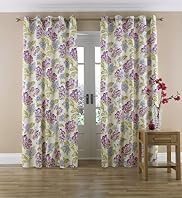 Eden Floral Eyelet Curtains