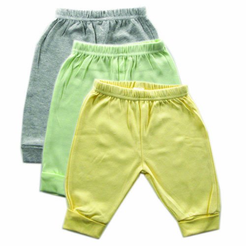 Luvable Friends 3-Pack Pants, Green 0-3 Months