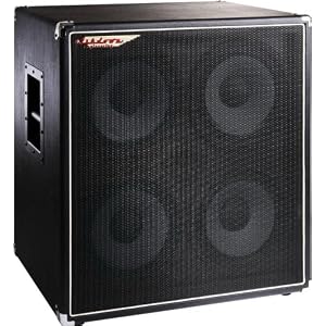 Ashdown MAG 410T Deep EVO II 450W 4x10 Bass Speaker Extension Cabinet, Black by 