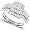 5/8 Carat TW Princess Diamond Engagement Ring and Wedding Band Set in 14k White Gold - Size 4