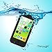 iPhone 5c Waterproof Case, iThrough Waterproof, Dust Proof, Snow Proof, Shock Proof Case with Touched Transparent Screen Protector, Heavy Duty Protective Carrying Cover Case includes a 3.5mm AUX Cable for iPhone 5c (Black)