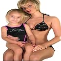 Fruscio Swimgirl Mädchen Badeanzug In Violett oder schwarz