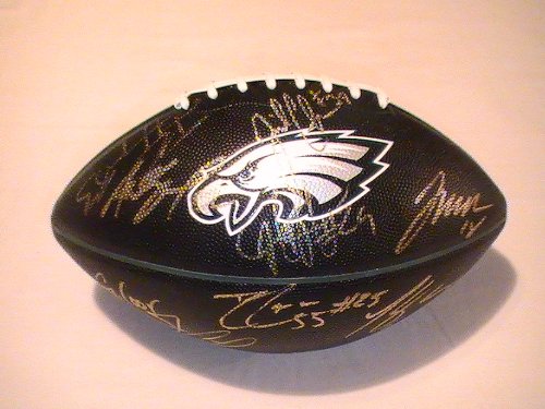 2011 Philadelphia Eagles Team Signed Autographed Football Michael Vick , Desean Jackson , Maclin Coa + Hologram