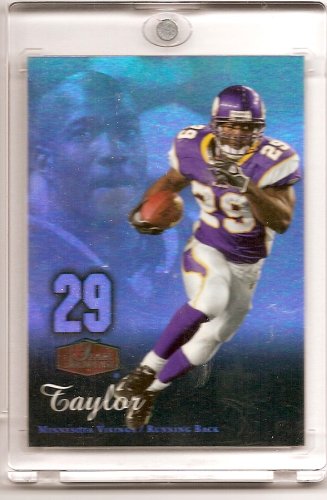 2006 Flair Showcase Football Showcase Chester Taylor Minnesota Vikings Football Card # 55 - Mint Condition - Shipped in Protective Display Case