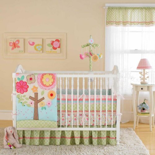 Jill McDonald Lullabye Breeze 4 Piece Crib Set