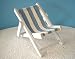 Mini Liegestuhl Blau-Weiss Streifen 16x9cm Handyhalter
