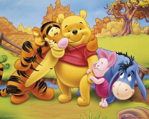 Empire 534392 Winnie Pooh der B&auml;r - Freunde - Film Disney Mini-Poster - Druck - Gr&ouml;sse 50 x 40 cm