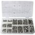475pcs Metric Pan Head Philips Machine Bolts Nuts with Lock and Flat Washers Kit