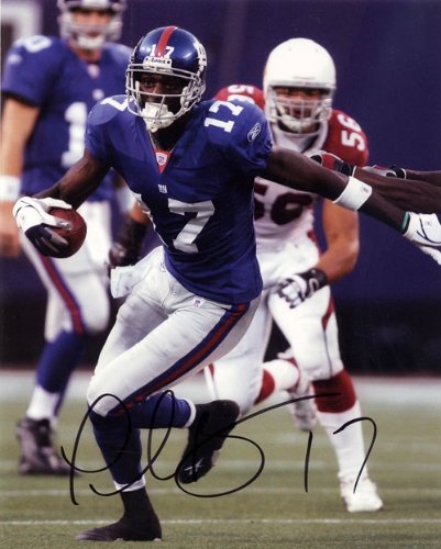 Plaxico Burress New York Giants Autographed/Hand Signed 8 x10 Photo