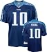 Vince Young Navy Reebok NFL Authentic Tennessee Titans Jersey - 50