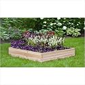Suncast WGB48 48-Inch by 48-Inch Cedar Wood Raised Garden Kit