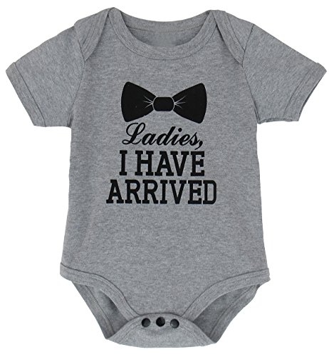 A&J Design Baby Boys’ Funny Gentleman Onesie (3-6 Months)