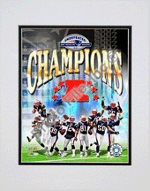 Buy New England Patriots 2007 AFC Champions Composite Double Matted 8 x 10 Photograph (Unframed) by Photo File