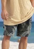 Tropical Print Cargo Shorts